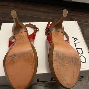 Vibrant Red Slingback